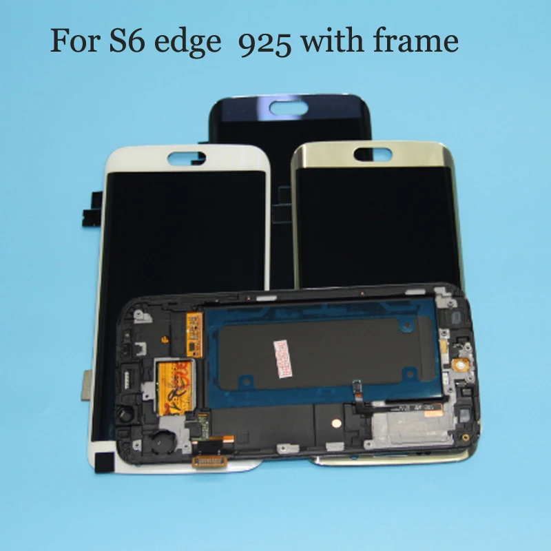 ЖК-дигитайзер в сборе с рамкой для Samsung s6 edge G925 G925F | Мобильные телефоны и