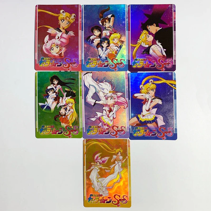 Processo de Refração Sailor Moon Brinquedos Hobbies Passatempo Colecionáveis Jogo Coleção Anime Cartões 36 Pçs - Set 10 Brinquedos e hobbies