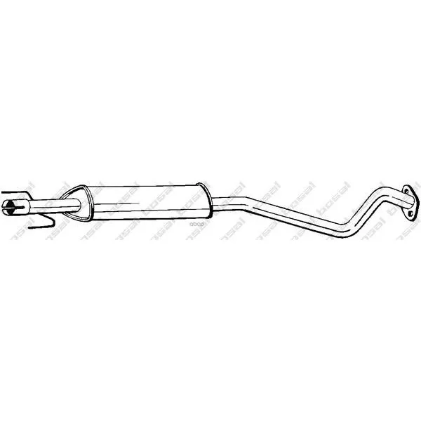 Глушитель Средняя Часть Opel Astra G 1, 4-1, 6 98- Bosal арт. 284365