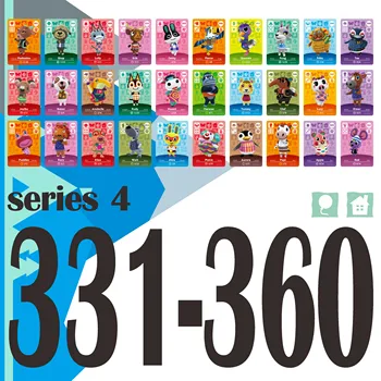 

Animal Crossing Card Amiibo Card Work for NS Games Amibo Switch Amiibo Cards Welcome New Horizons NFC Series 4 (331 to 360)