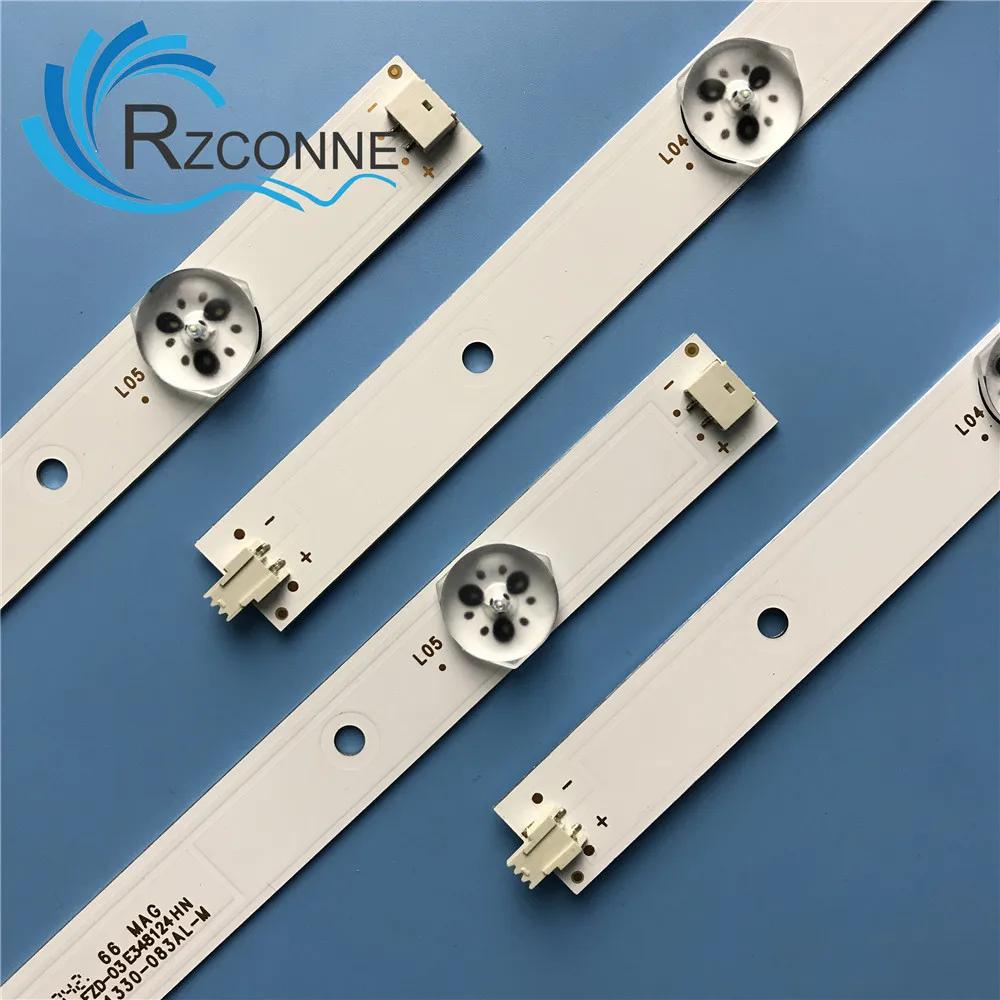 Tira de Luz de Fundo Led Lâmpada para Skyworth 55 tv Sky55qp Jl.d55081330083al-m 083ar-m - Imagem 6