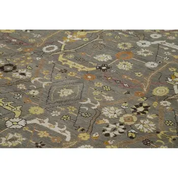 

277x360 Cm Brown Handmade Oushak Rug-9x12 Ft