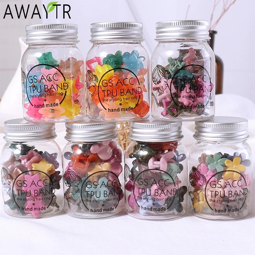 Детская заколка для волос AWAYTR 20 шт./компл. маленькая Цветочная в Корейском стиле |