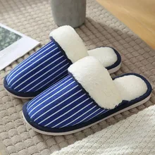 Мужские слипоны; повседневная обувь для пар; теплые домашние тапочки в полоску; домашняя обувь; zapatos de hombre; тапочки;# CN20