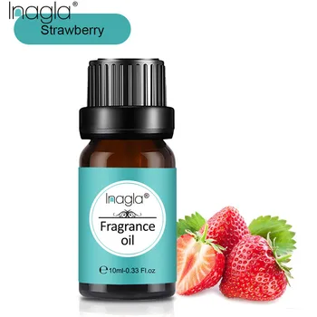

Inagla Strawberry 100% Natural Aromatherapy Fragrance Essential Oil For Aromatherapy Diffusers Massage Relieve Stress Air Fresh