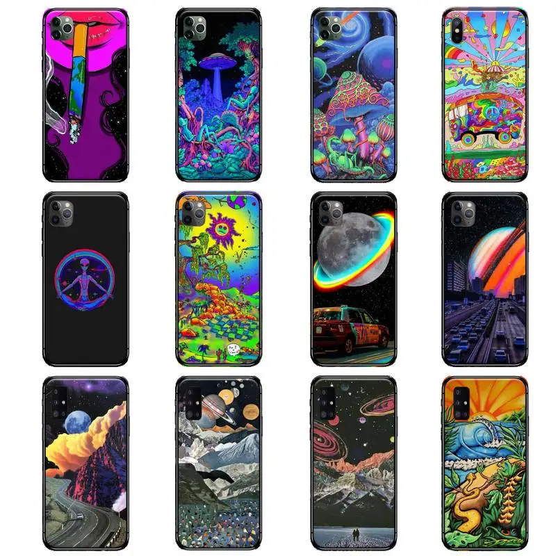 

Trippy Art Phone Case for iPhone 11 12 pro XS MAX 8 7 6 6S Plus X 2020 XR mini