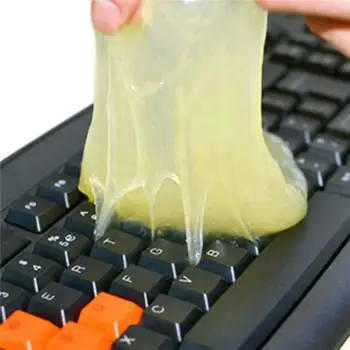 

80g Computer Laptop Keyboard Cleaning Mud Car Air Outlet Cleaner Dust Remover Clean Slimy Gel For Laptop Keyboard and car
