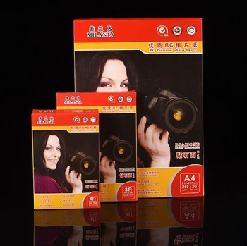 

3r/4r/a4 High-gloss Photo Paper Waterproof Quick-drying Inkjet Paper Not Torn High-precision Printing Photo Paper
