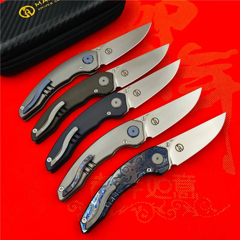 Maxace samurai original folding knife G10 handle K110 steel sand light small folding knife outdoor camping fishing tool