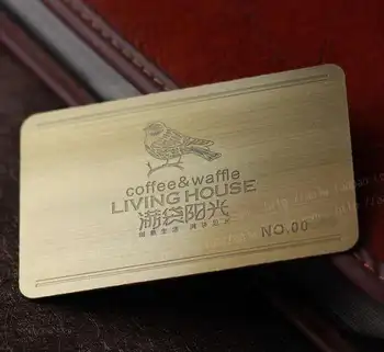 

Custom-made metal CARDS are the most popular this year