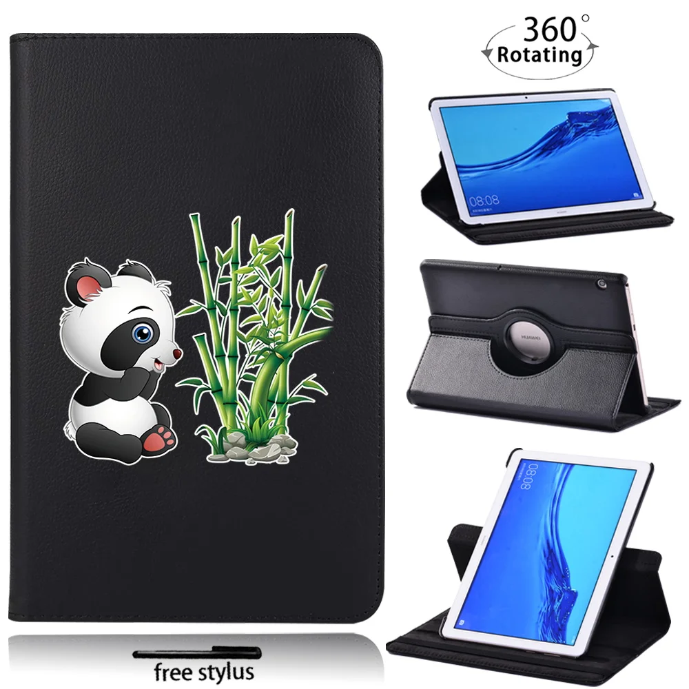 dos desenhos animados plutônio couro tablet capa protetora + stylus