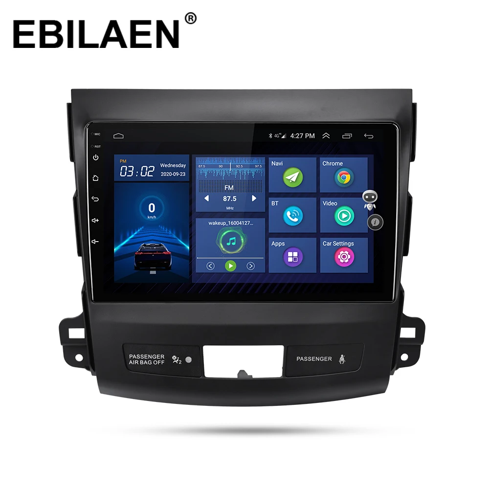 EBILAEN автомобильный DVD мультимедийный плеер для Mitsubishi Outlander XL 2005 2014 2Din Android 10 0 радио