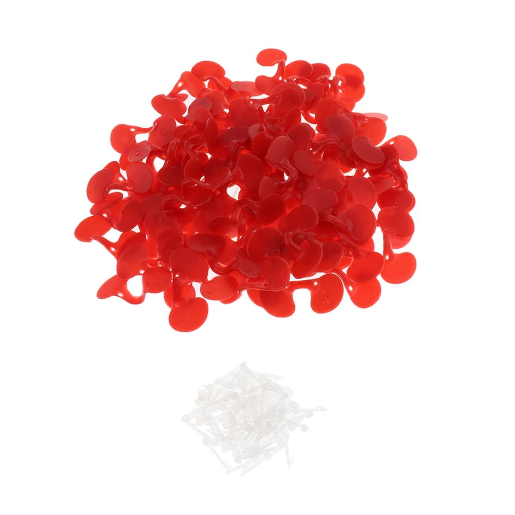 100 Pcs Chicken Pinless Peepers Poultry Glasses Blinders Anti-Pecking Tool