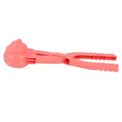 Kit de pinces à boules de neige, jouets amusants, hiver, moule à sable avec poignée, fils ondulés en forme de tabouret, outil de fabrication de boules de neige 