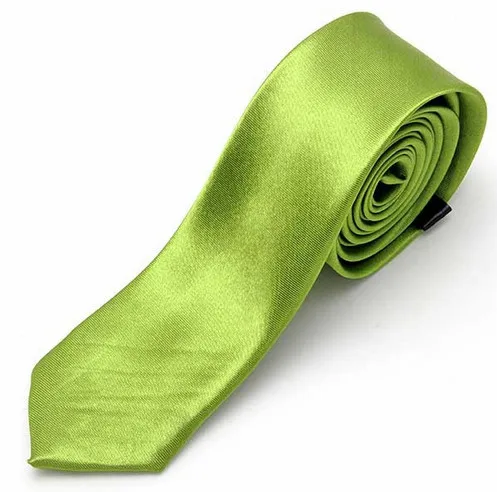 Шейный платок, тонкий галстук, галстук, мужской сплошной равномерный цвет, шелковая узкая стрела