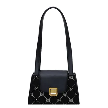 

Nubuck Leather embroidery threads women handbag ladies shoulder cross-body money bag phone pouch female bolsa feminina for girls