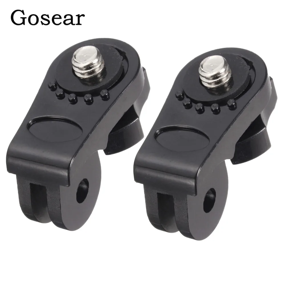 Ex-Pro ® Adaptador de montaje de trípode para GoPro Hero HD Hero 2 Hero 3 3 4 5-2 Paquete