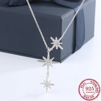 

2020 New Jewelry Meteor Necklace European and American Personality Wild Star with Six-pointed Star Samsung Female Small Waist