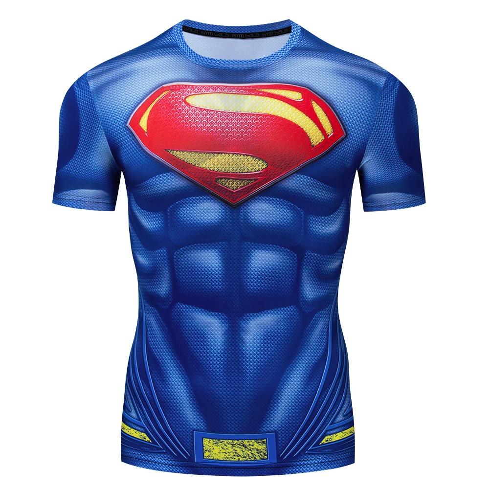 Крутая детская компрессионная рубашка с 3D принтом, костюм, футболки для мальчиков с супергероями комиксов, Молодежные спортивные колготки, Топы И Футболки