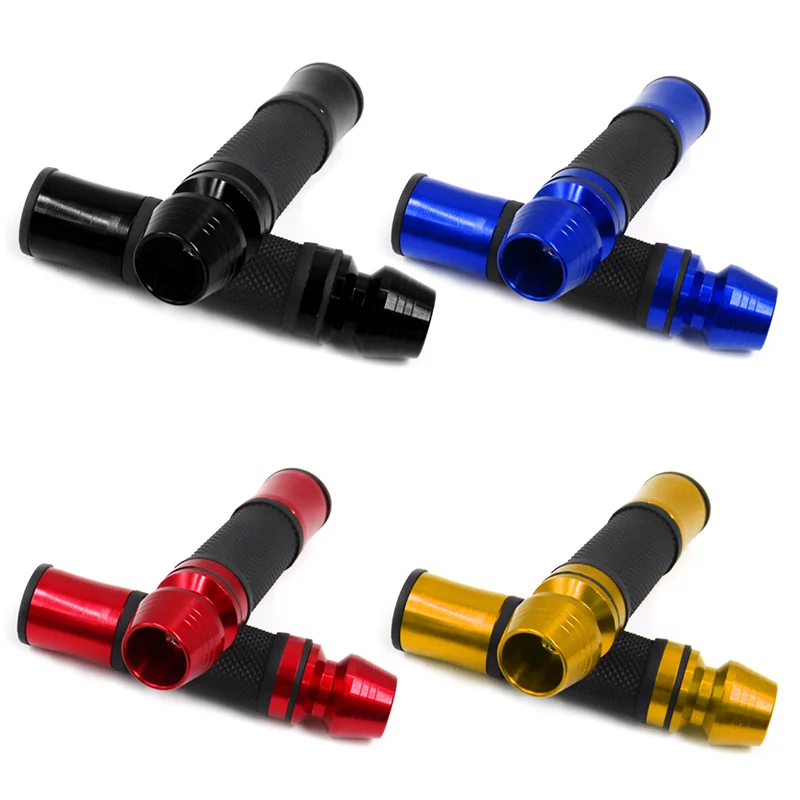 

DERI 1Pair Universal 7/8" Handlebar Hand Grip Aluminum Gel Rubber Sport Bike Motorcycles Motocross Scooter Hand Grips Handgrips
