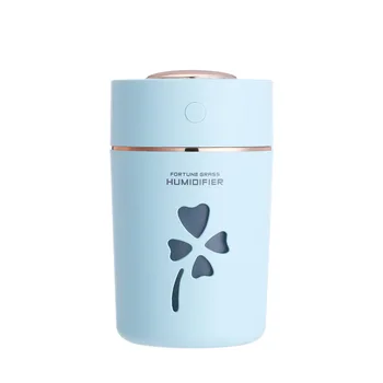 

280ML Usb Ultrasonic Usb Air Humidifier For Car Three In One Four-leaf Clover Office/Desk Mist Maker Mini Room Humidifier