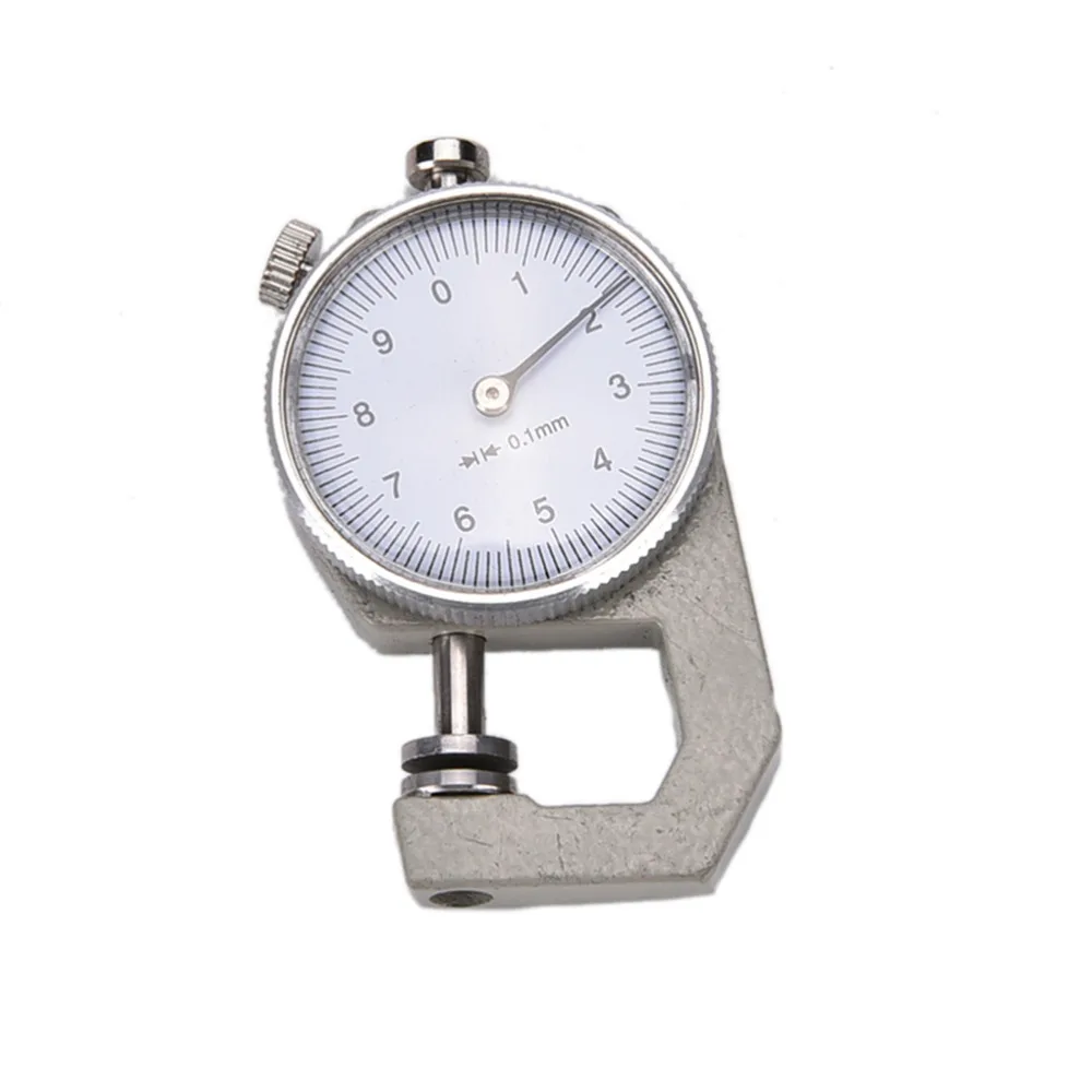 0-10mm dial thickness gauge leather paper thickness meter tester for leather flim paper 10mm