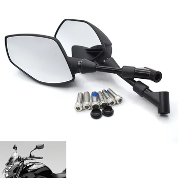 

Universal 8mm 10mm motorcycle rear view mirror black For Honda PCX125 PCX150 CBR600F CB650F CB1300 CB1000R CBF1000 CBF600A