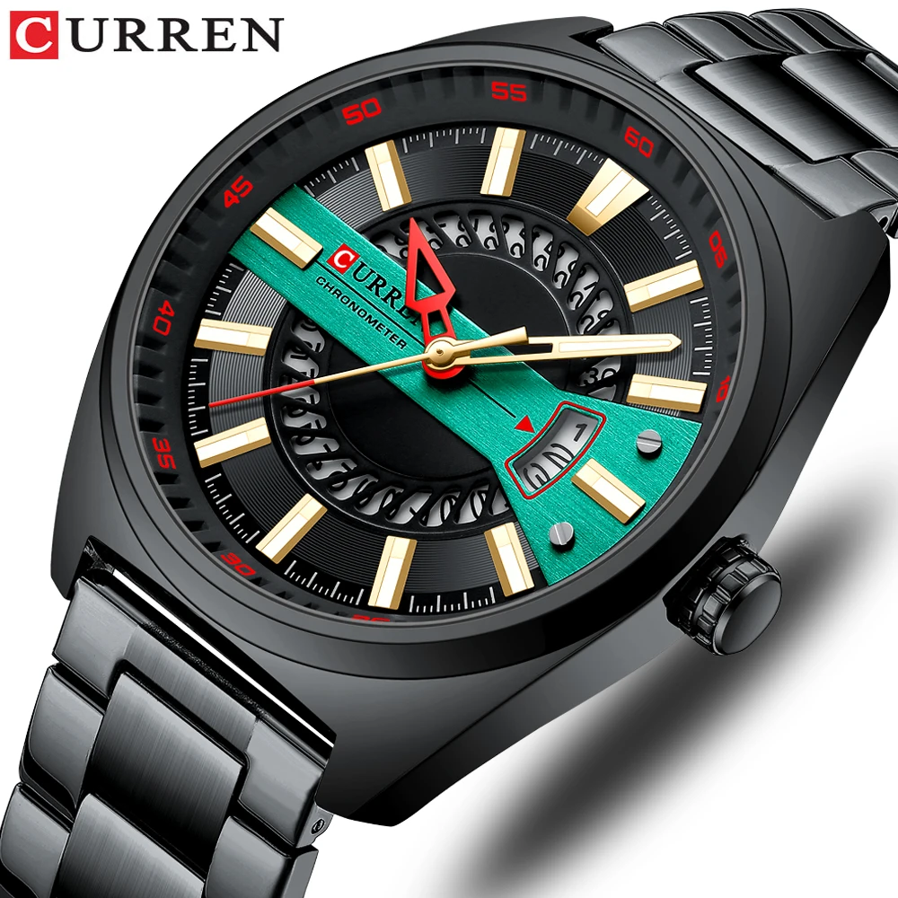 

CURREN Top Brand Luxury Men's Watch 30m Waterproof Date Clock Male Sports Watches Men Quartz Wrist Watch Relogio Masculino