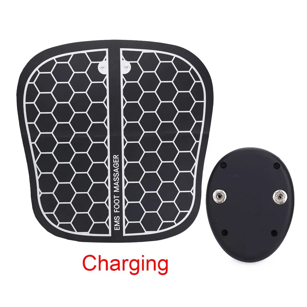 style 2 charging Электрический EMS массажер для ног ABS физиотерапия Восстанавливающий педикюр Tens Foot вибратор беспроводной стимулятор мышц ног унисекс - Цвет: style 2 charging