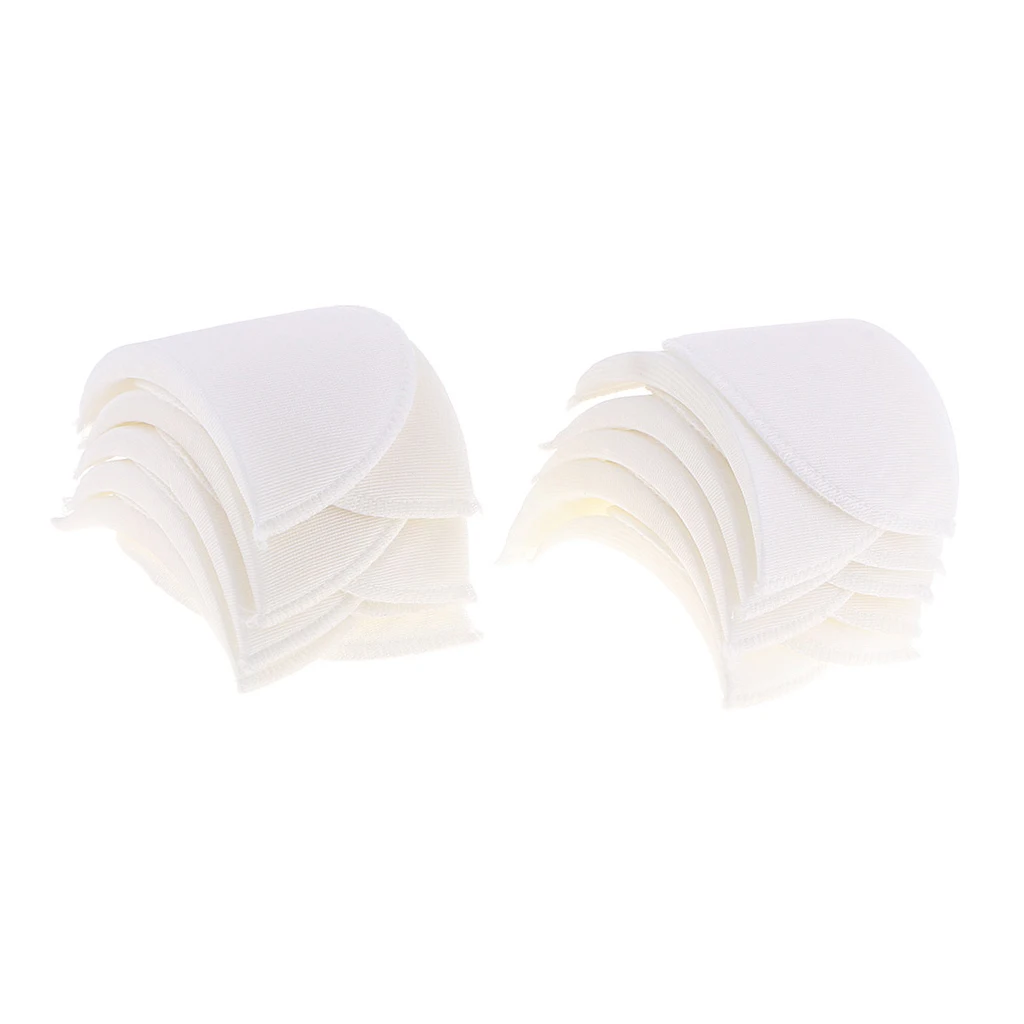 Pair of 6 Large Suits Shoulder Pads for Women Men Coats Jackets White