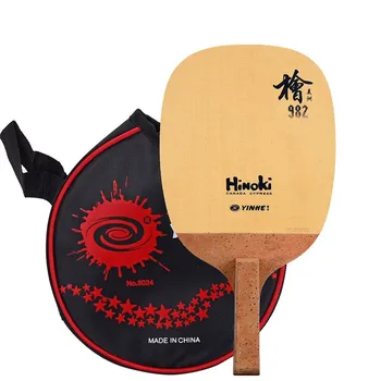 

Original Yinhe Galaxy Professional 982 Japanese Straight Js Hinoki Table Tennis Racket Canada Cypress Ping Pong Blade
