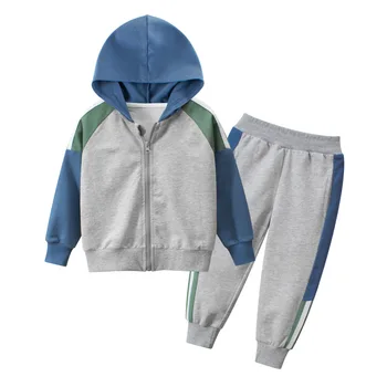 

Boys Clothing Sets Girls Baby Casual Tracksuit Children Cotton Zipper Jacket Pants 2Pcs/Sets Kids Sport Suit Infant Clothing