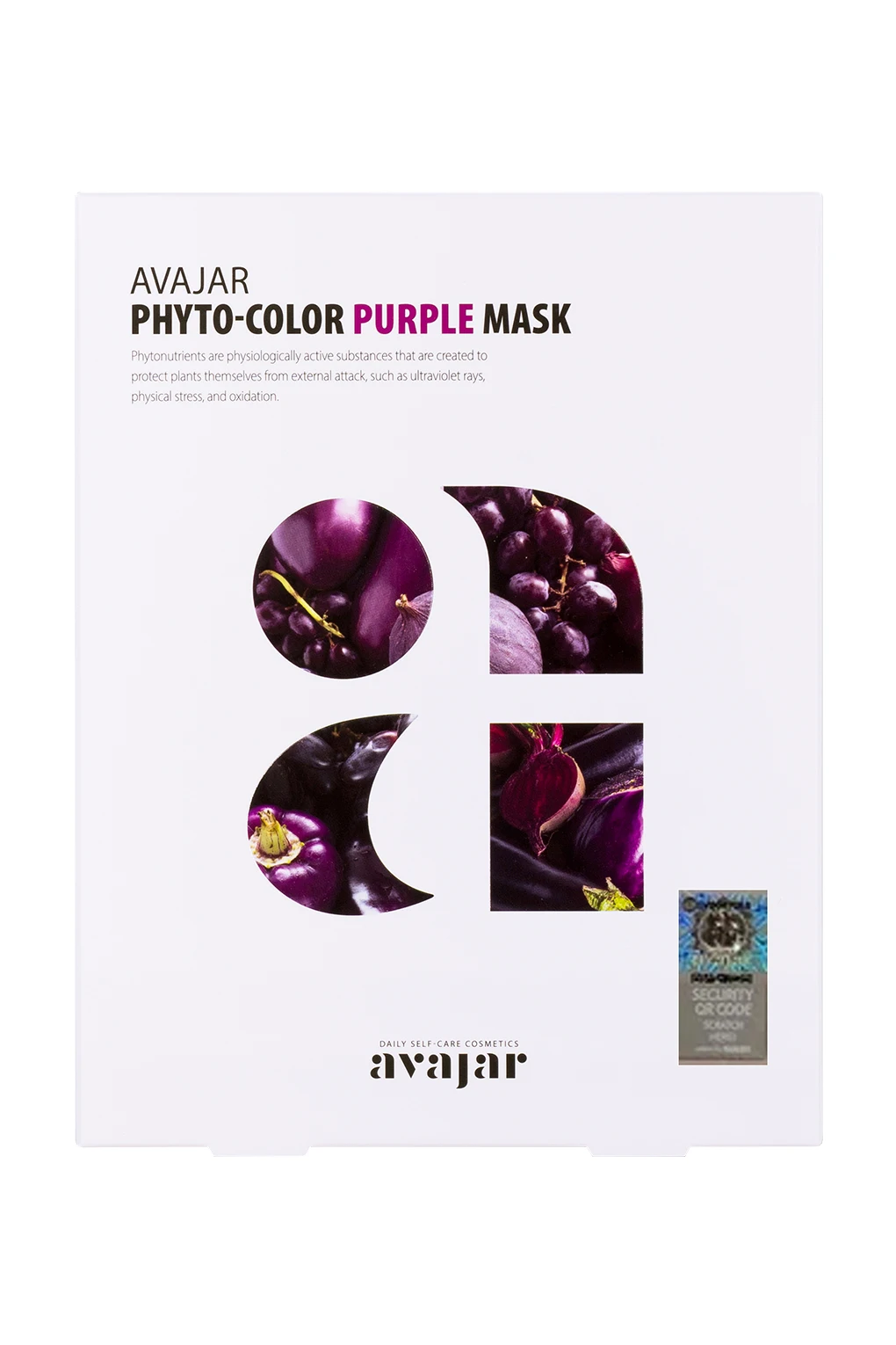 Avajar Phyto-Color Purple Mask - Очищающая маска 1 уп |