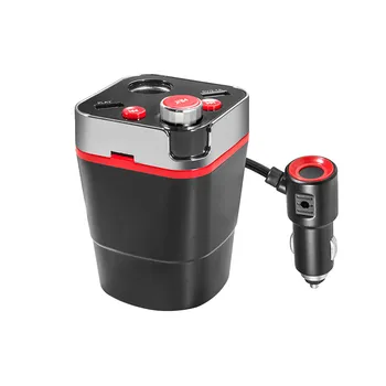 

Bluetooth Car USB Charger FM Transmitter Wireless Radio Adapter MP3 Player 3.1A hands-free calling Music Audio Receiver #Ger