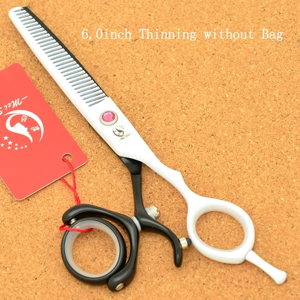5,5 дюймов/6,0 дюймов Meisha 360 градусов ножницы для волос набор JP440C хорошее качество Парикмахерские ножницы для резки и филировочные ножницы HA0346 - Цвет: HA0354 60 no case
