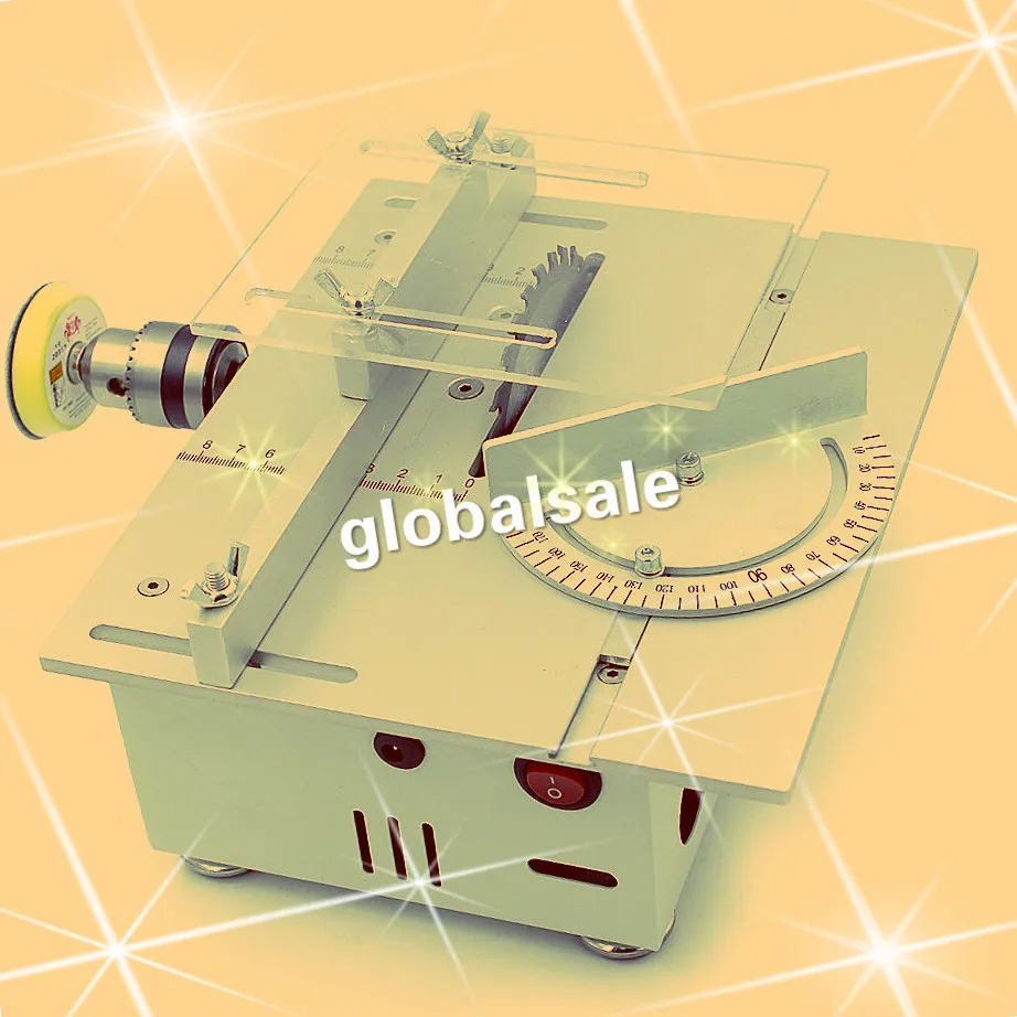 FREE SHIPPING Mini Table Saw Cutter Handmade Woodworking Grinding Polishing Bench DIY Model Cutting Machinery | Инструменты