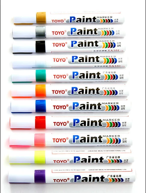 Comprar Rotulador permanente impermeable para neumáticos de coche, rotulador  de pintura con letras de goma, color blanco G8W8