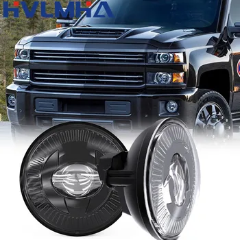 

Waterproof 6000K Round Led Fog Light fog Passing Lights for Chevy Tahoe Avalanche Suburban Yukon Sierra Cars front fog Lamp