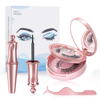 

Lashes Soft Eyelash Extension Makeup Kit Magnetic Stylish Eyeliner Eyelash Tweezers Set Liquid Eye Lashes Eyes Makeup Set