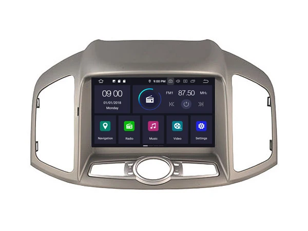 RUISO 4g+ 64g 8-Core автомобильный DVD плеер Android 9,0 для CHEVROLET CAPTIVA автомобильный мультимедийный DVD Авто Радио Стерео 1080P GPS wi-fi DVR dab obd ips
