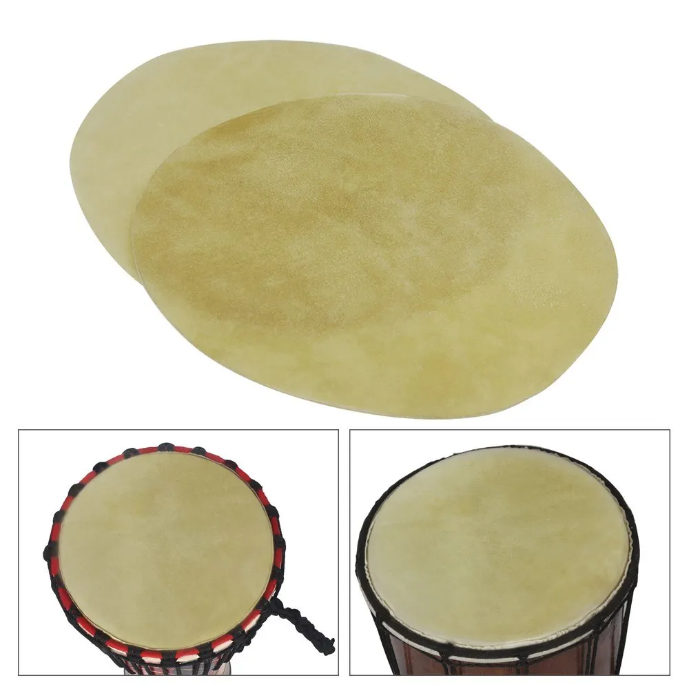 

29cm/ 11.4in Drum Head Durable Buffalo Skin Round Drum
