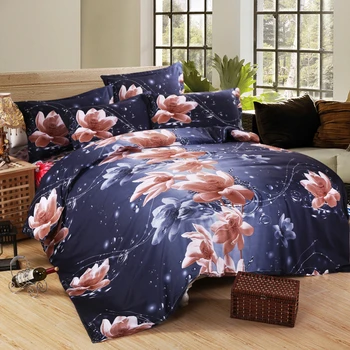 

Beautiful Tuberose Flower Printed Bedding Set 3d Red Rose Bed Linens 4pcs Include Duvet Cover Bed Sheet 2 Piece Pillowcases