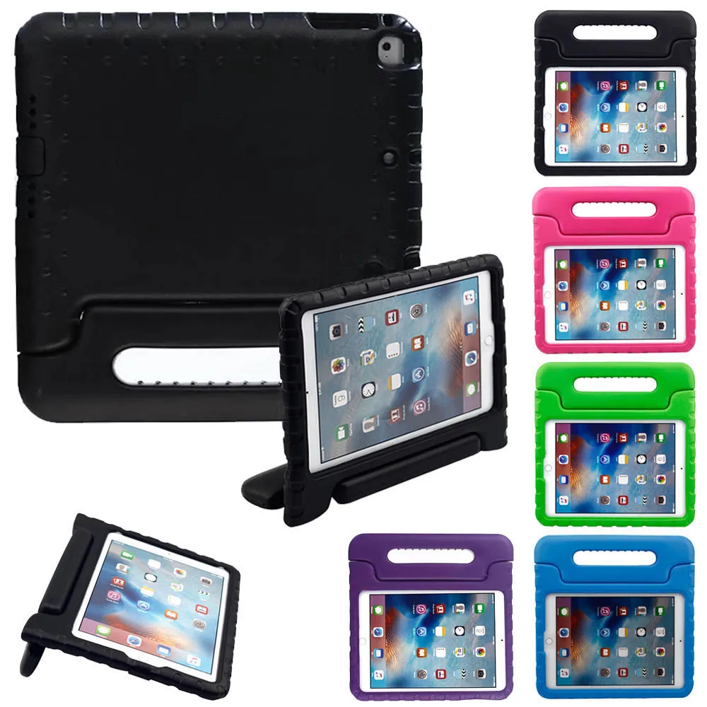 Kids Children Shockproof Case For iPad 9.7 inch 2017 2018 For iPad Air 2 Air 1 Thick EVA Foam Case Handle Stand Tablet Cover (5)
