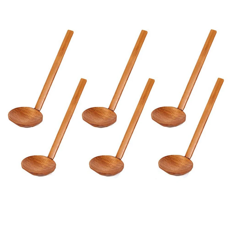 HOT SALE 6 Pcs Japanese Long Handle Large Spoon Spoon Ramen Spoon Shell Hot Pot Spoon Ramen Spoon Home Tableware