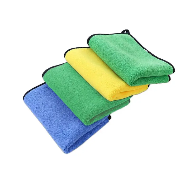 

3 Pcs Car Wash Towel Extra Soft Ultra Thick Washing Drying Super Absorbent Multi-use Cleaning and Maintenance Tool Parts