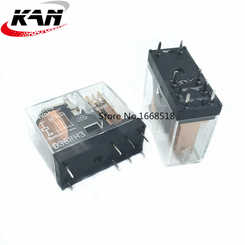 5pcs 10pcs G2R-1-E 24VDC New Genuine 8Pins Relay DC24V 16A