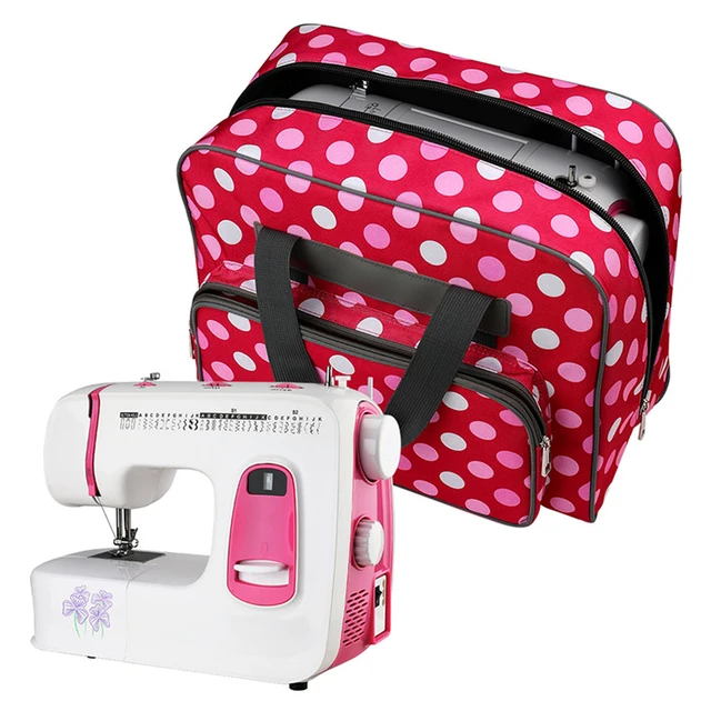 Bolsa de nailon impermeable para máquina de coser, bolsa de almacenamiento  para máquina de coser, bolsa de mano portátil de viaje, bolsa de mano con