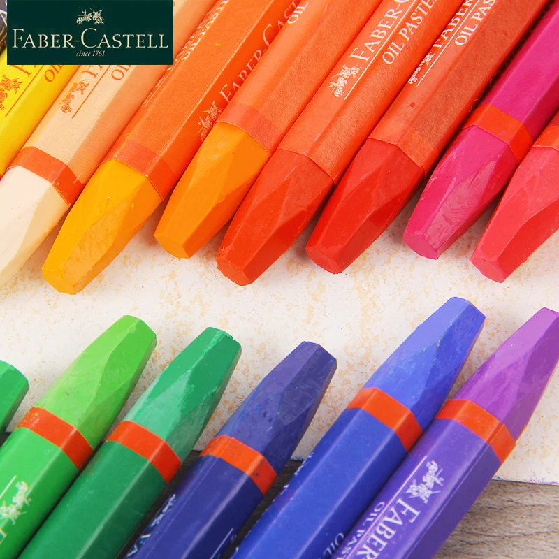 Faber Castell 122724 масляная пастель 12/24/36/48 Цвета набор шестигранного мелки студент Рисование граффити школьные наборы для рисования