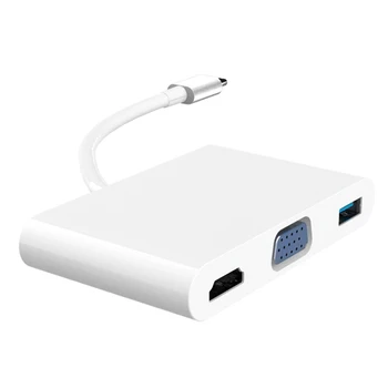 

Notebook Accessories USB-C Hub 7 in 1 USB 3.1 HUB Adapter Type-C to HDMI USB2.0 USB3.0 PD Fast Charge Converter
