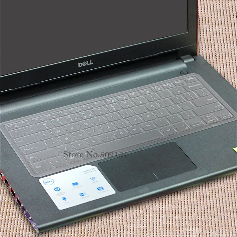 Силиконовая для ноутбука с клавиатурой, Защитная пленка для ноутбука DELL XPS 15 9570 15-9570 XPS15 15," XPS 15-9550 9560 9570 - Цвет: Transparent